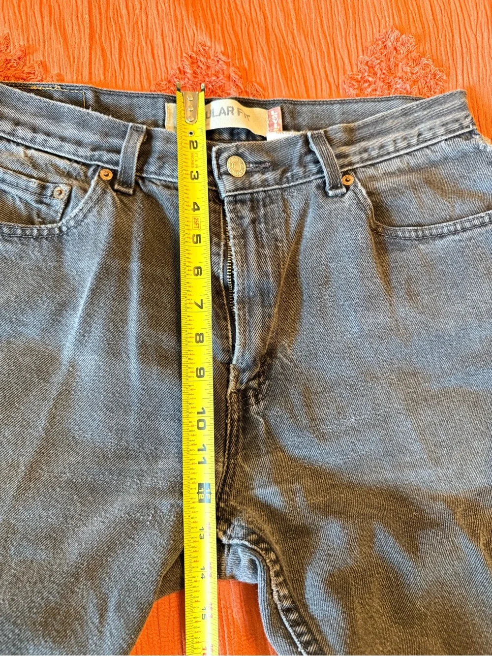 Men's Levi’s 505 Black Regular Fit Jeans Y2K